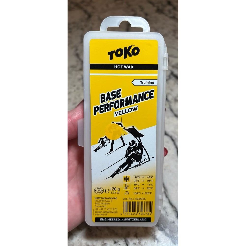 NEW Base Performance Hot Wax for skiiing and snowboarding.